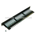 1u 19inch 24 port cat6 rj45 stp blank patch panel